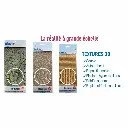 Plaque de décors Redutex 087EL223 - HO : 1/87 - Treillis de briques croisées - 2