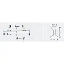 Rail droit Minitrix 104.2 mm - N : 1/160 - code 80 - 14904 - 3