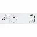 Grand rail droit Minitrix 312.6 mm - N : 1/160 - code 80 - 14902 - 3