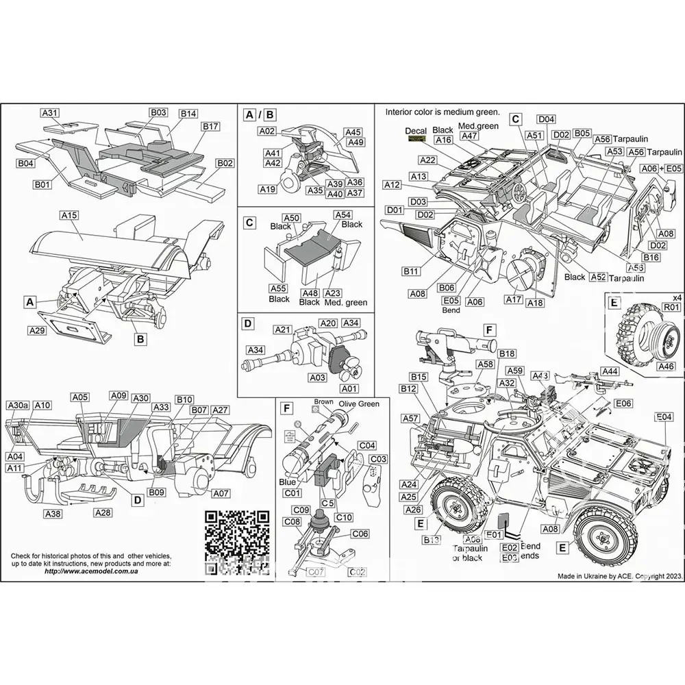 Véhicule militaire VBL porte-missile Milan AT - Ace 72421 - 1/72 - 9