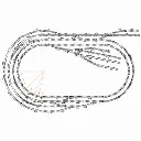 Rail courbe rayon 571,5 mm 11,25° Peco ST238 - HO : 1/87 - Code 100 - 3