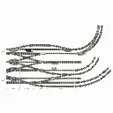 Rail droit avec ballast 57,5 mm Fleischmann 9102 - N : 1/160 - Code 80 - 2