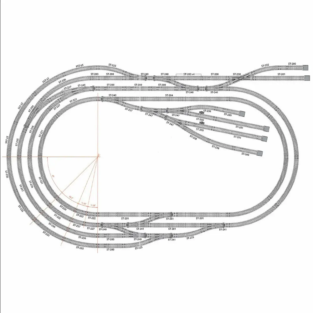 Rail de coupure 168 mm traverses bois Peco ST205 - HO : 1/87 - Code 100 - 3