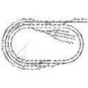 Rail droit 79 mm traverses bois Peco ST202 - HO : 1/87 - Code 100 - 3