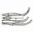 Aiguillage courbe à droite Fleischmann 9175 cœur plastique code 80 - N 1/160 - 2