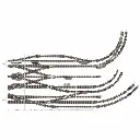 Rail courbe ballasté rayon R2 225,6 mm 15° Fleischmann 9127 - N : 1/160 - Code 80 - 2