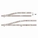 Aiguillage à gauche Fleischmann 9170 cœur plastique code 80 - N 1/160 - 3