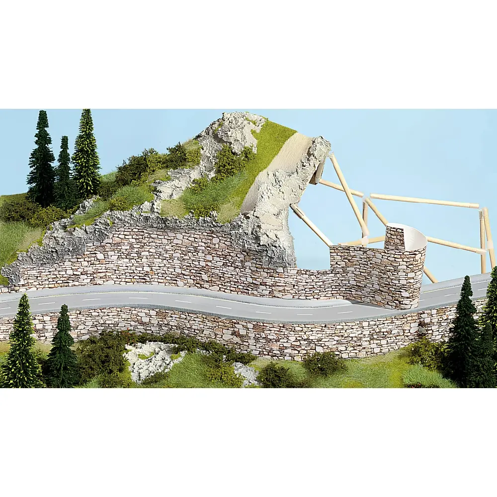 Plaque mur "Dolomit" souple - Noch 57520 - HO 1/87 / TT 1/120 / 0 1/43 - 2