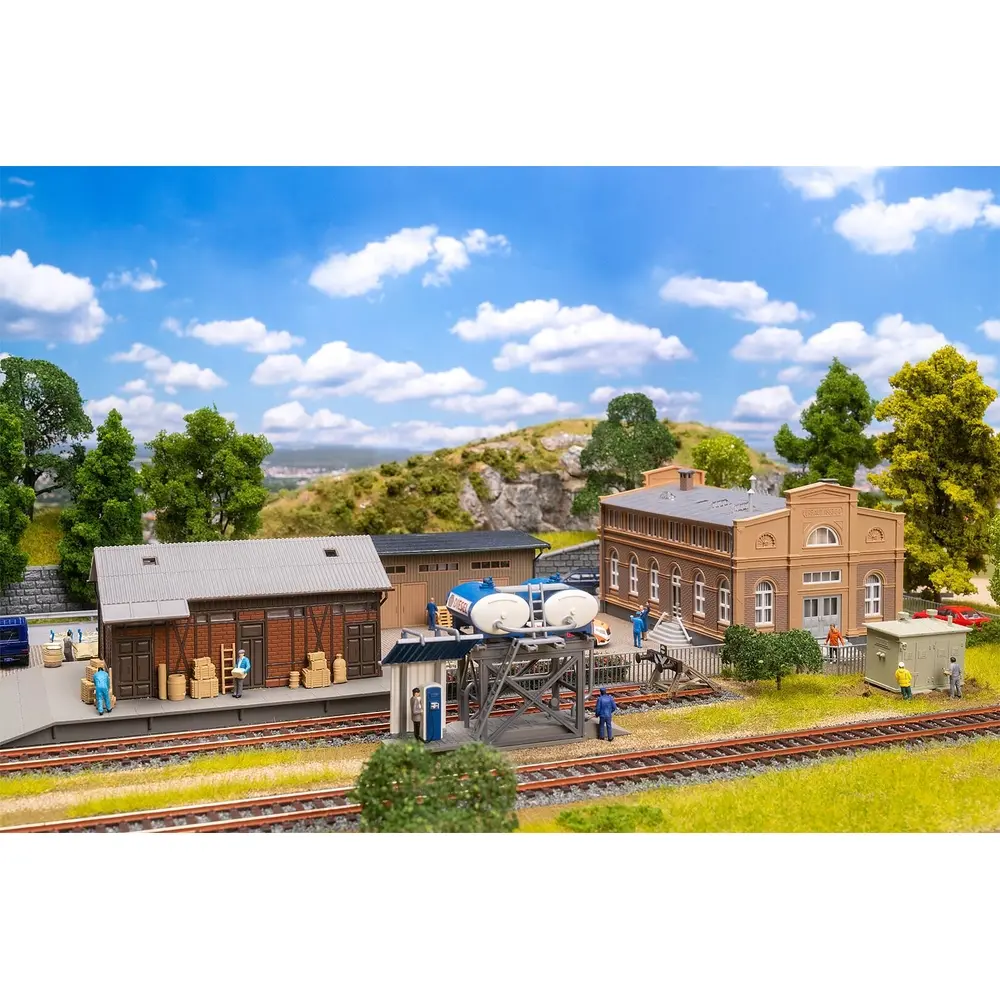 Coffret promotionnel Manutention de marchandises - Faller 190088 - HO 1/87  - 3