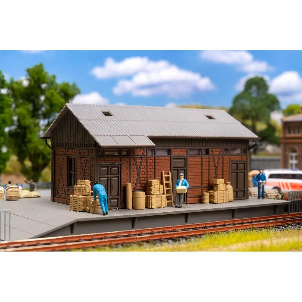 Coffret promotionnel Manutention de marchandises - Faller 190088 - HO 1/87  - 4