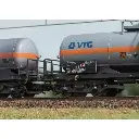 Coffret de 5 wagons-citernes VTG pour le transport de chlore gazeux - Märklin 46465 - HO 1/87 - Ep V - 3R - 2