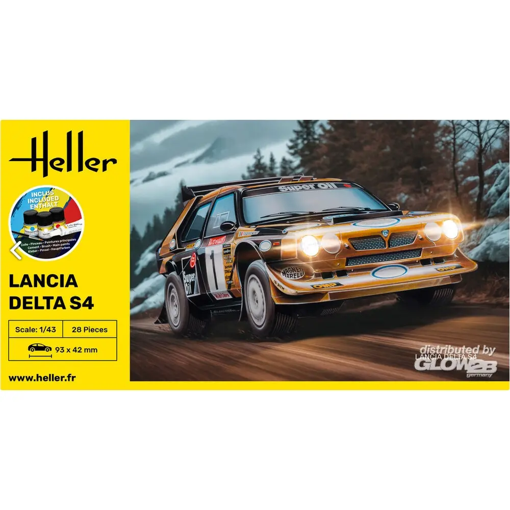 KIT DE DÉMARRAGE Lancia Delta S4 - Heller 56177 - 1/43 - 2