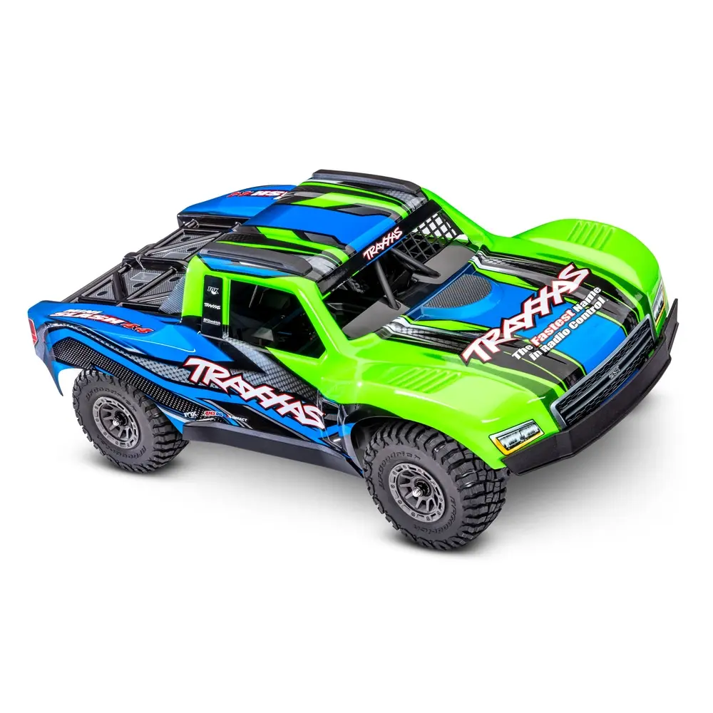 Mini Slash 4x4 BL-2S RTR (accu/chargeur) - Traxxas 108164-1-GRN - 1/14 - 6