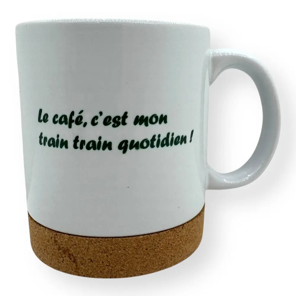 Mug Jura Modélisme by World Modélisme "Le café, c'est mon train train quotidien !" - 2