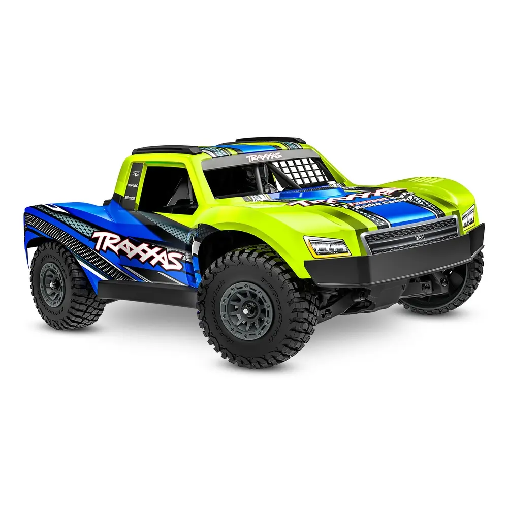 Mini Slash 4x4 BL-2S RTR (accu/chargeur) - Traxxas 108164-1-YLW - 1/14 - 2