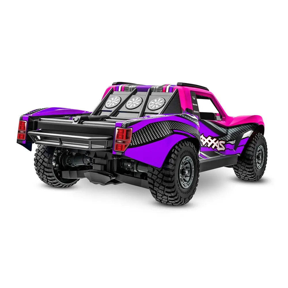 Mini Slash 4x4 BL-2S RTR (accu/chargeur) - Traxxas 108164-1-PINK - 1/14 - 3