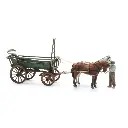Chariot à foin d'Europe du Nord + figurine - Artitec 387.599 - HO 1/87  - 2