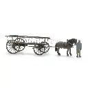 Traditionnelle charrette + figurine - Artitec 387.598 - HO 1/87 - 7