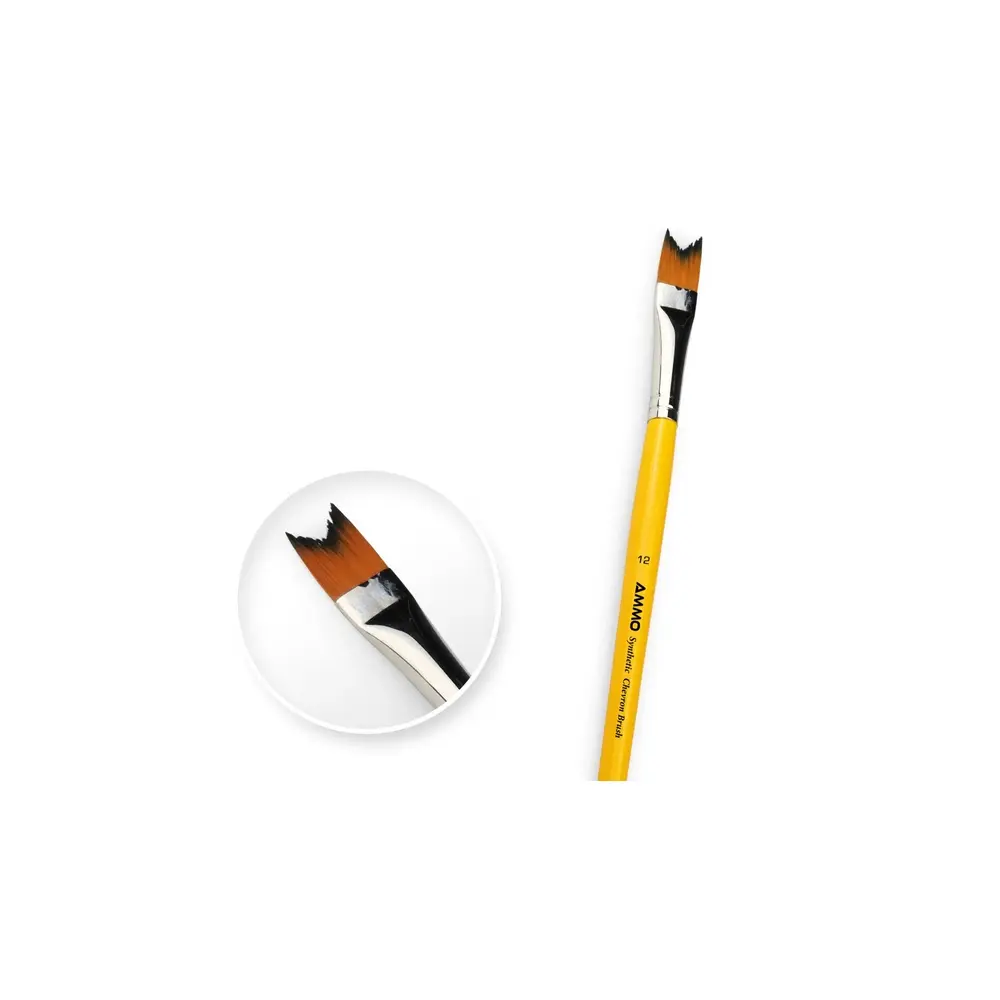 6 pinceaux de modelage de base - Ammo 4601151 - Échelle universelle - 7