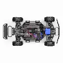 Mini Slash 4x4 BL-2S RTR (accu/chargeur) - Traxxas 108164-1-ORNG - 1/14 - 8