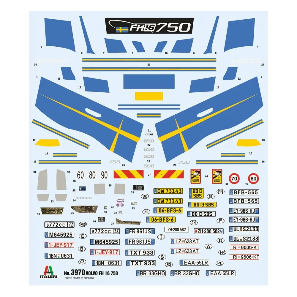 Volvo FH16 Medium Roof - Italeri 3970 - 1/24 - 4