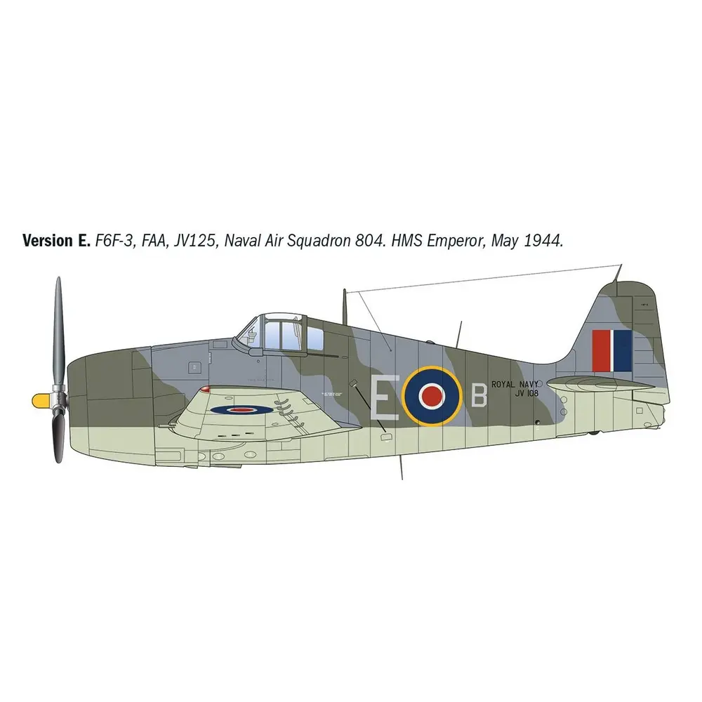 Avion de chasse F6F-3/5 Hellcat - Italeri 91213 - 1/72  - 7