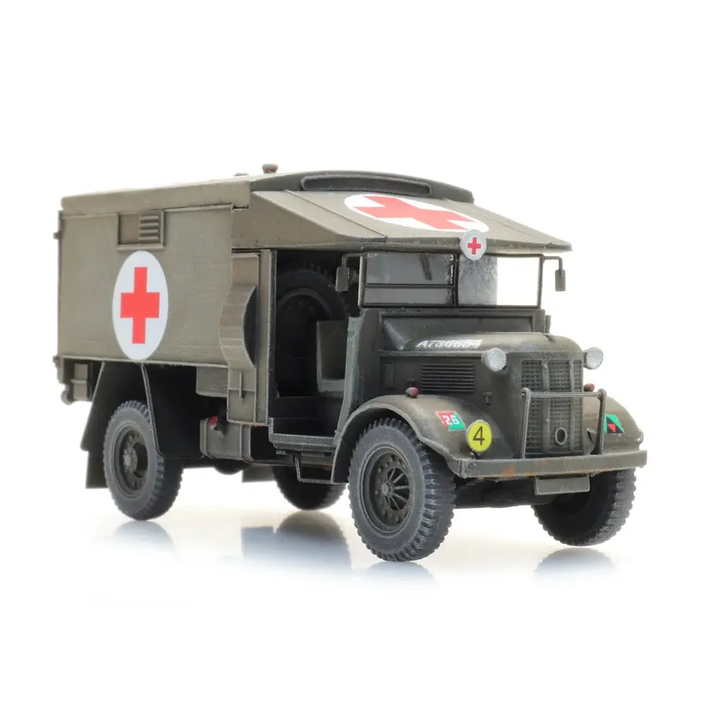 Ambulance Austin K2, armée britannique - Artitec 6870500 - HO 1/87  - 2