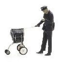 Facteur et charrette - Artitec 5870004 - HO 1/87  - 2