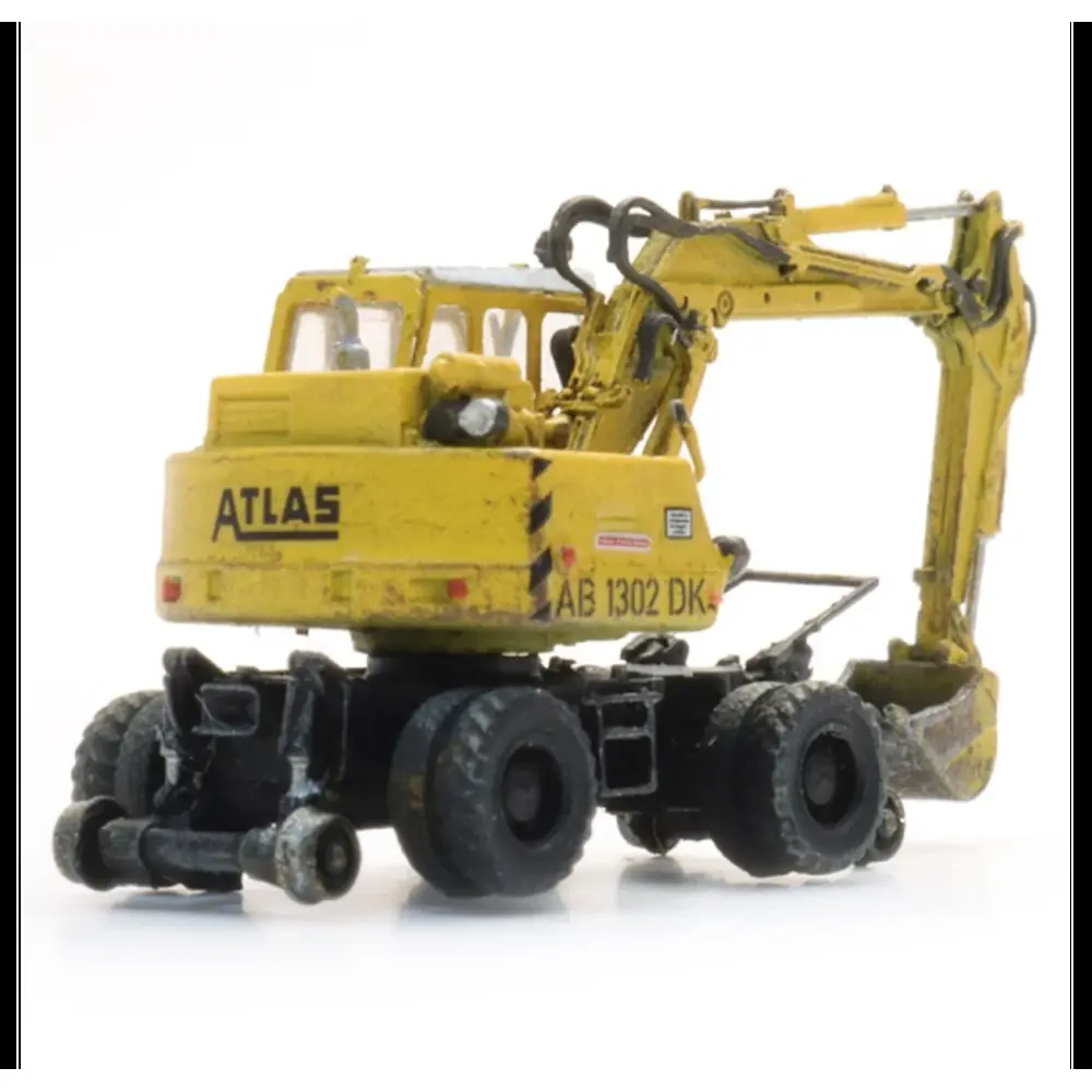 Excavateur rail-route Atlas 1302 DKZW - Artitec 316.132 - N 1/160  - 3