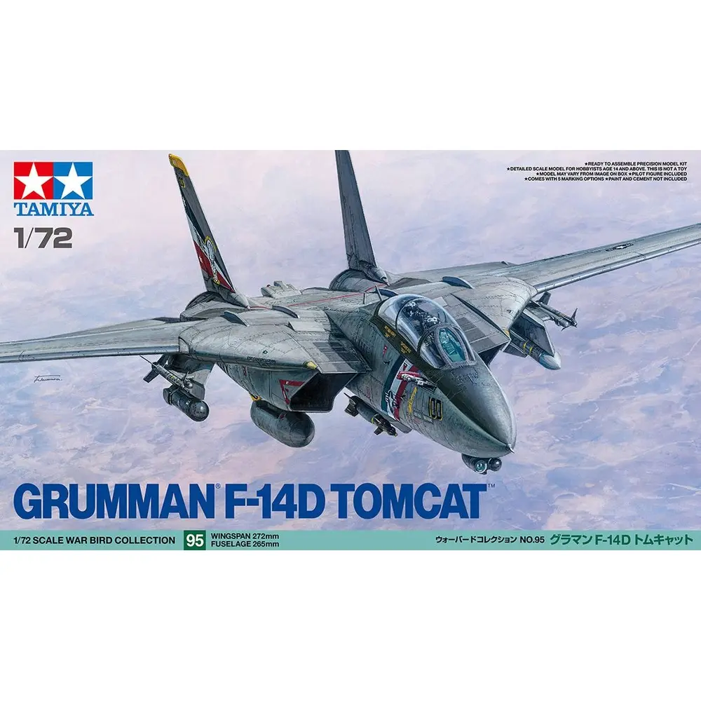 Avion de chasse Grumman F-14D Tomcat - Tamiya 60795 - 1/72 - 12