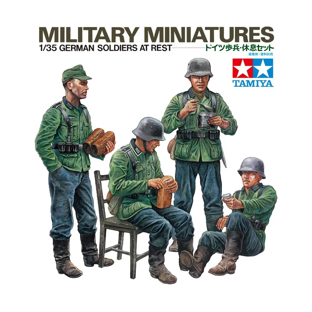 Soldats allemands en pause - Tamiya 35129 - 1/35 - 2