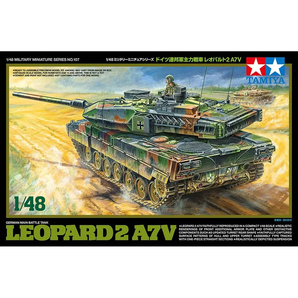 Char Leopard 2 A7V - Tamiya 32607 - 1/48 - 2
