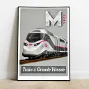 Poster TGV M - 800tonnes 8TTGVM - A2 42.0 x 59.4 cm - 2024 - 2