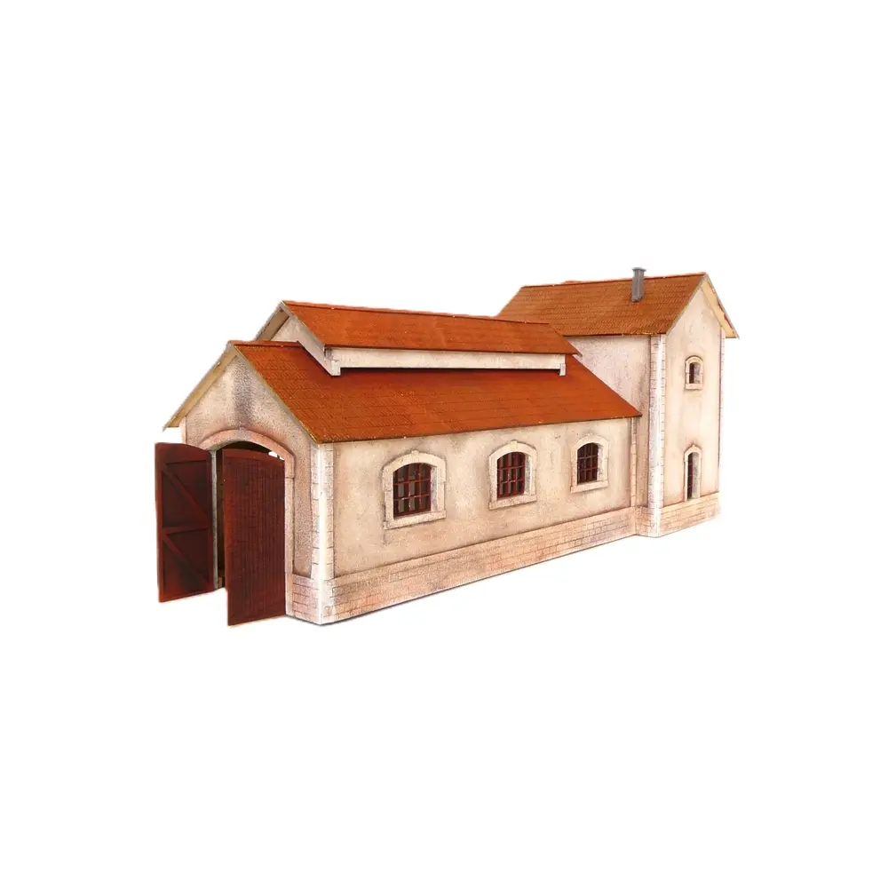 Remise CFD 1 voie - Bois Modélisme 105008 - HOm 1/87