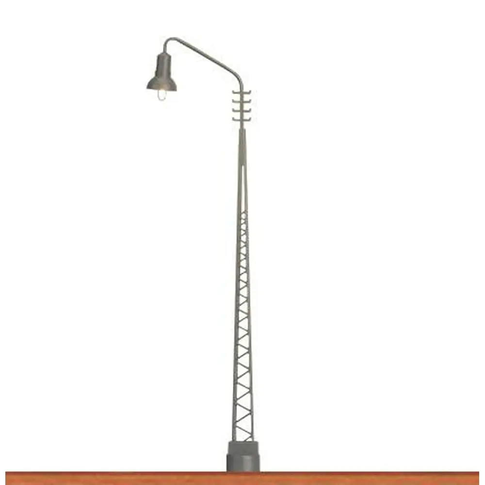 Lampadaire Métallique LED  - BRAWA 84015 - HO 1/87