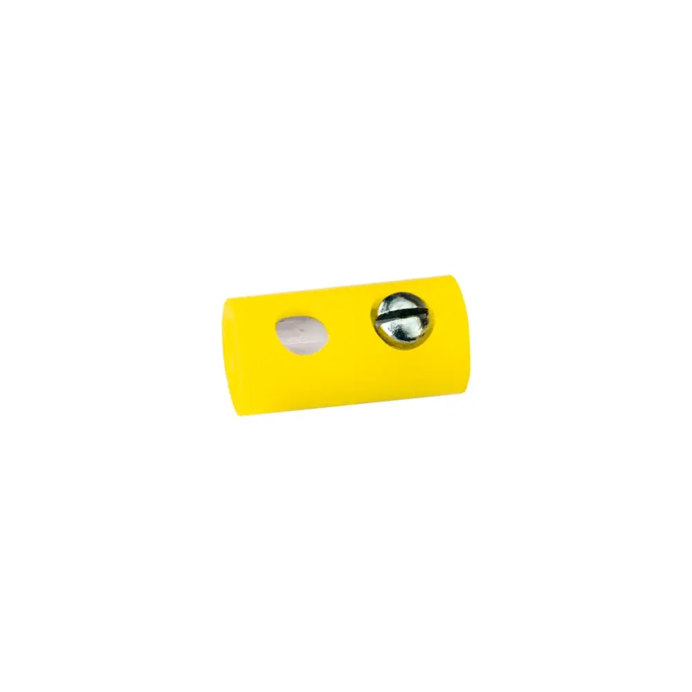 10 manchons ronds jaunes, 2,5mm de diamètre - Brawa 3041