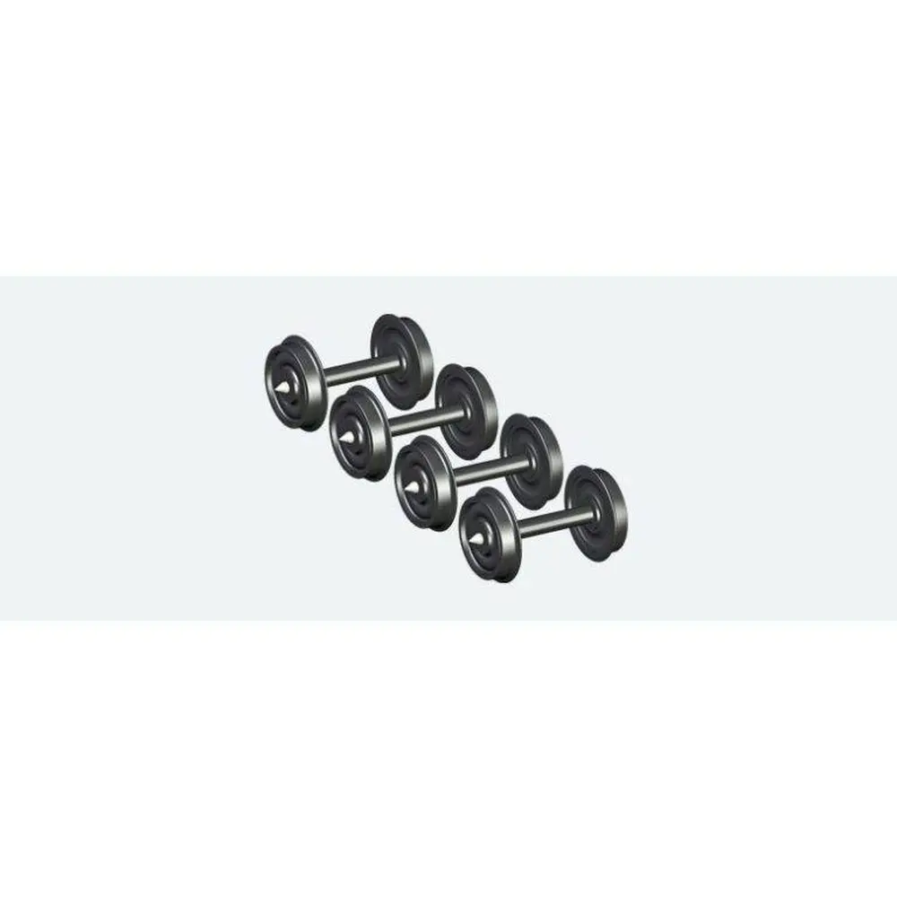 Lot de 4 essieux AC ESU 41200 - HO 1/87 - Diamètre : 10.8 mm - L : 23.1mm
