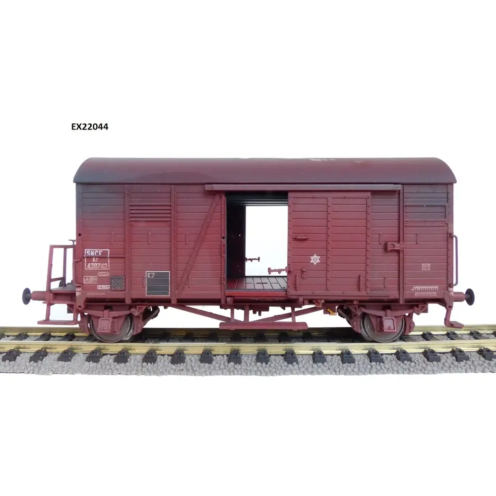 Wagon couvert Oppeln - Exact-Train EX22044 - HO 1/87 - SNCF - Ep IV - 2R