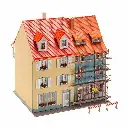 2 petites maisons de ville avec échafaudages - FALLER 130494 - HO 1/87 - EP V