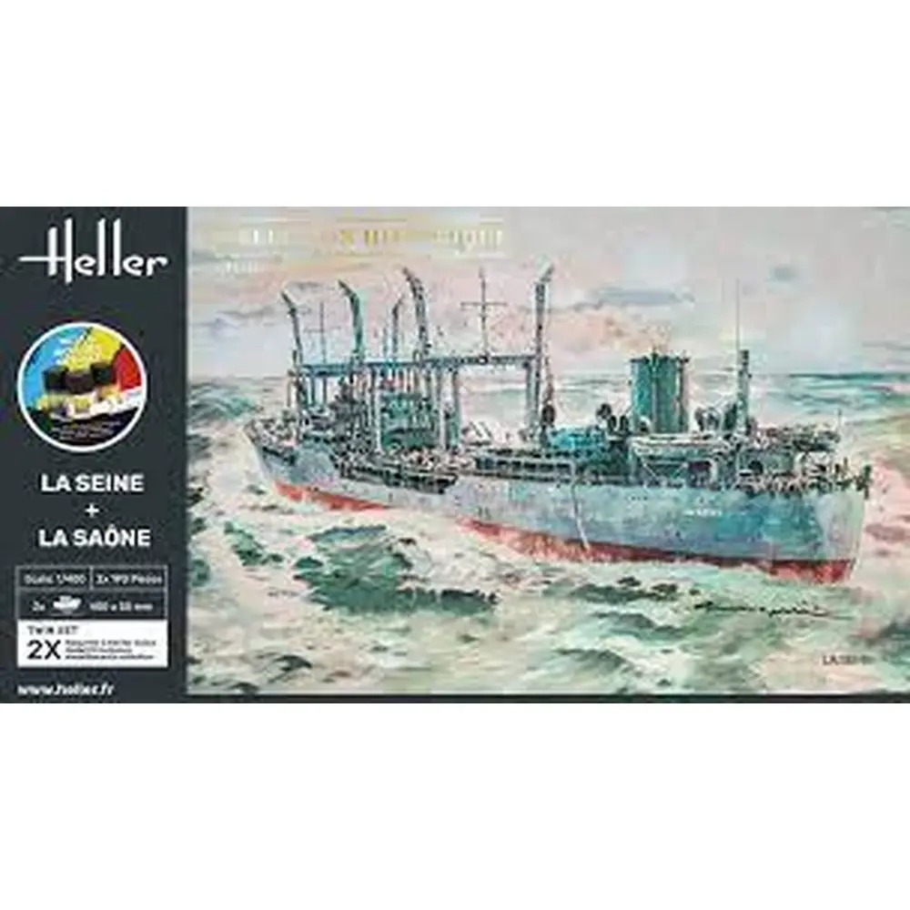Kit de démarrage - la Seine + La saone Twinset - Heller 55050 - 1/400