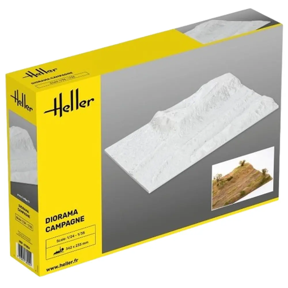 Socle de diorama campagne - Heller 81254 - 1/35