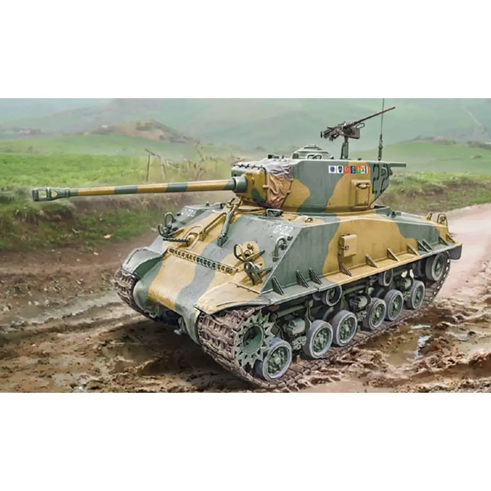 Véhicule militaire - M4A3E8 Sherman Guerre de Corée - ITALERI 6586 - 1/35