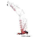 Grue de levage LIEBHERR LG 1800 KIBRI 13016 - HO 1/87