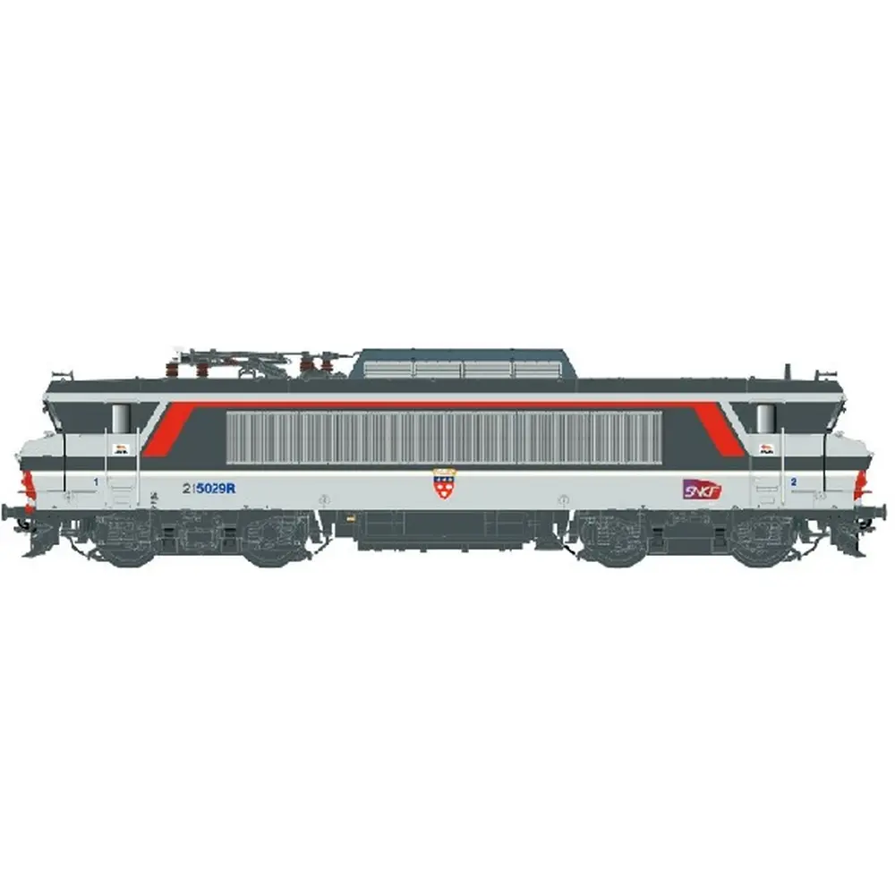Locomotive électrique BB 15029R, livrée Corail+, dépôt d’Achères - LS Models 10493 - HO 1/87 - SNCF - Ep VI - Analogique - 2R
