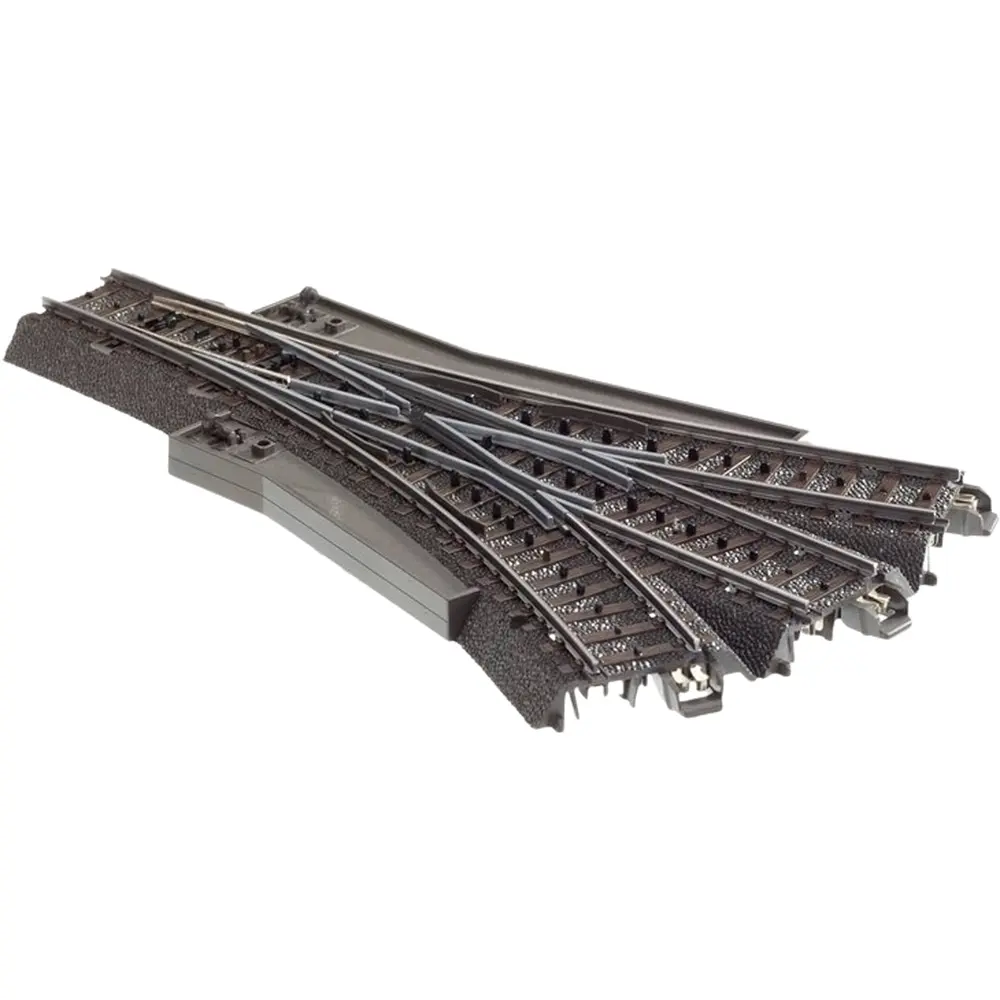 Aiguillage triple Ballasté - R2 437.5MM - 24,3° Marklin 24630 - 188,3 mm - HO 1/87ème - Code 83 - Voie C - 3R