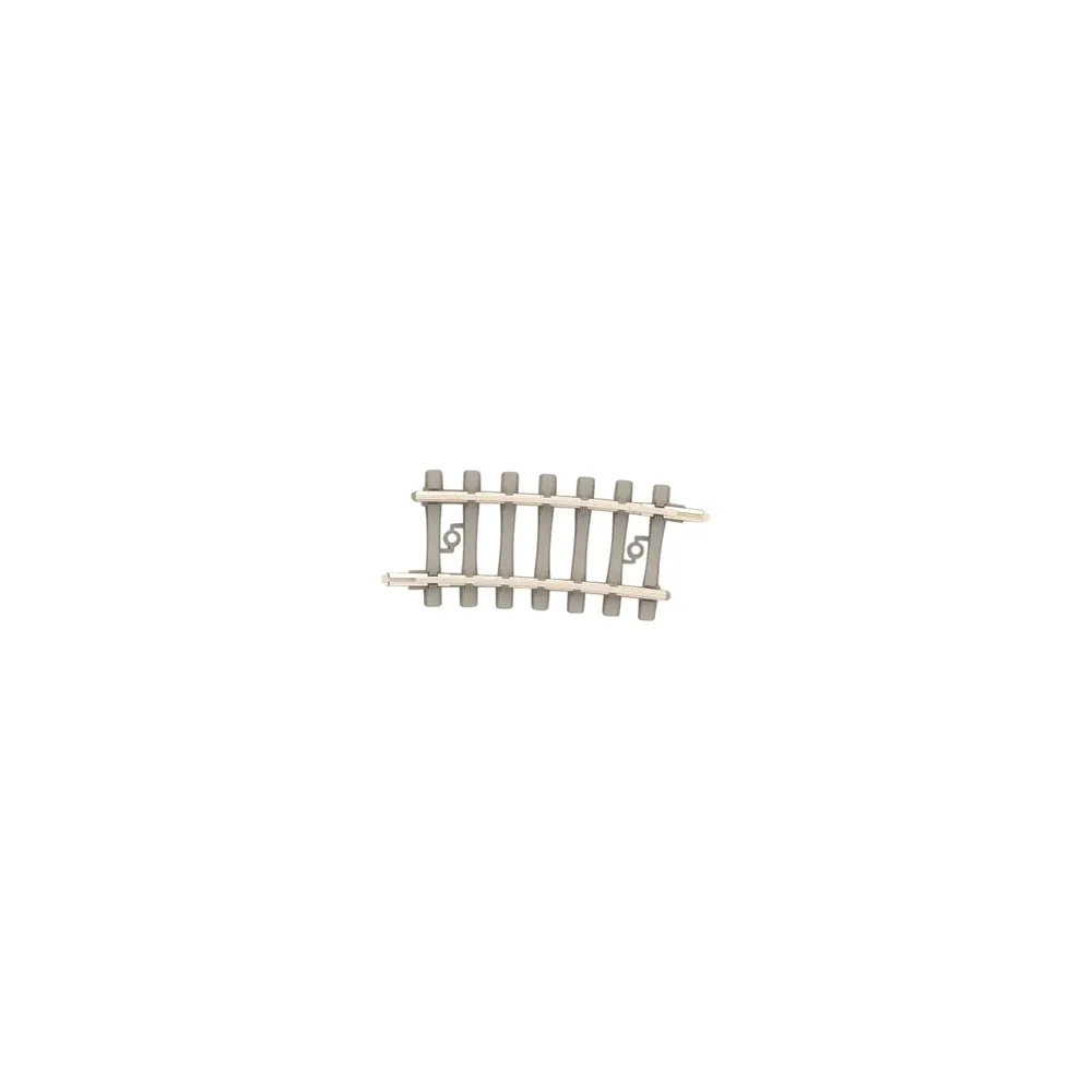 Rail courbe traverses béton - Minitrix 14526 - N 1/160 - Code 60 - Rayon 228,2mm  - 2R