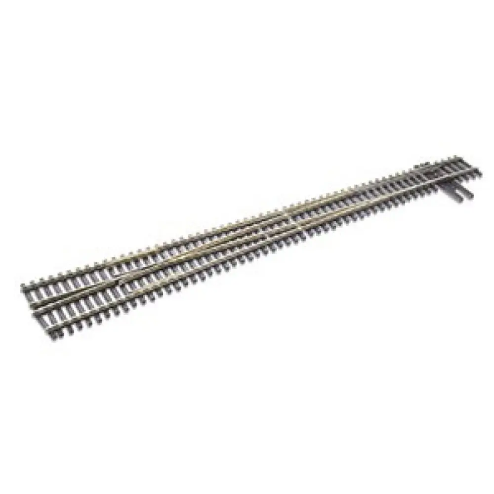 Aiguillage à gauche, longueur 322mm, rayon 1702mm, angle 7.15°, avec coeur polarisé (electrofrog), code 83