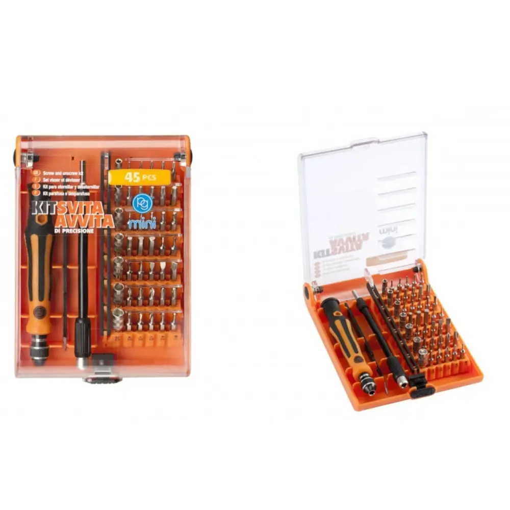 Kit tournevis + mini-embouts + pinces PG Tools PGM.8775