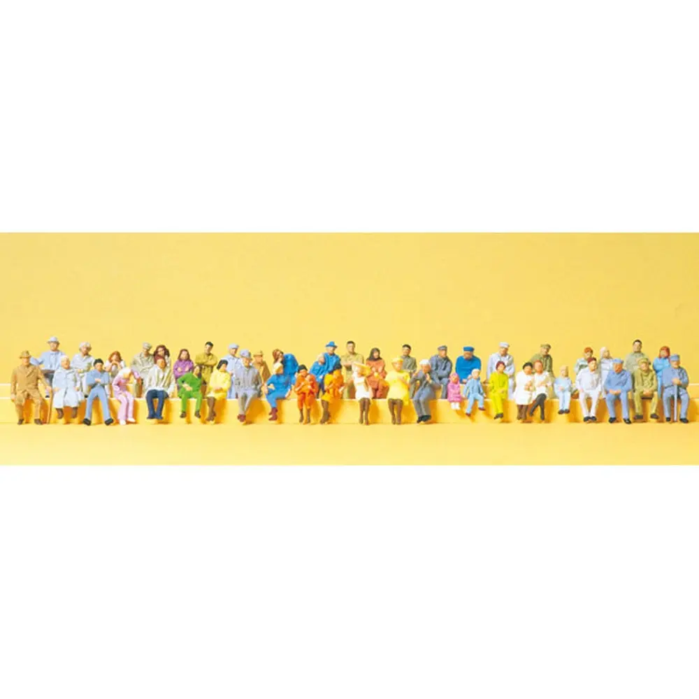 Personnes assises, 48 personnages