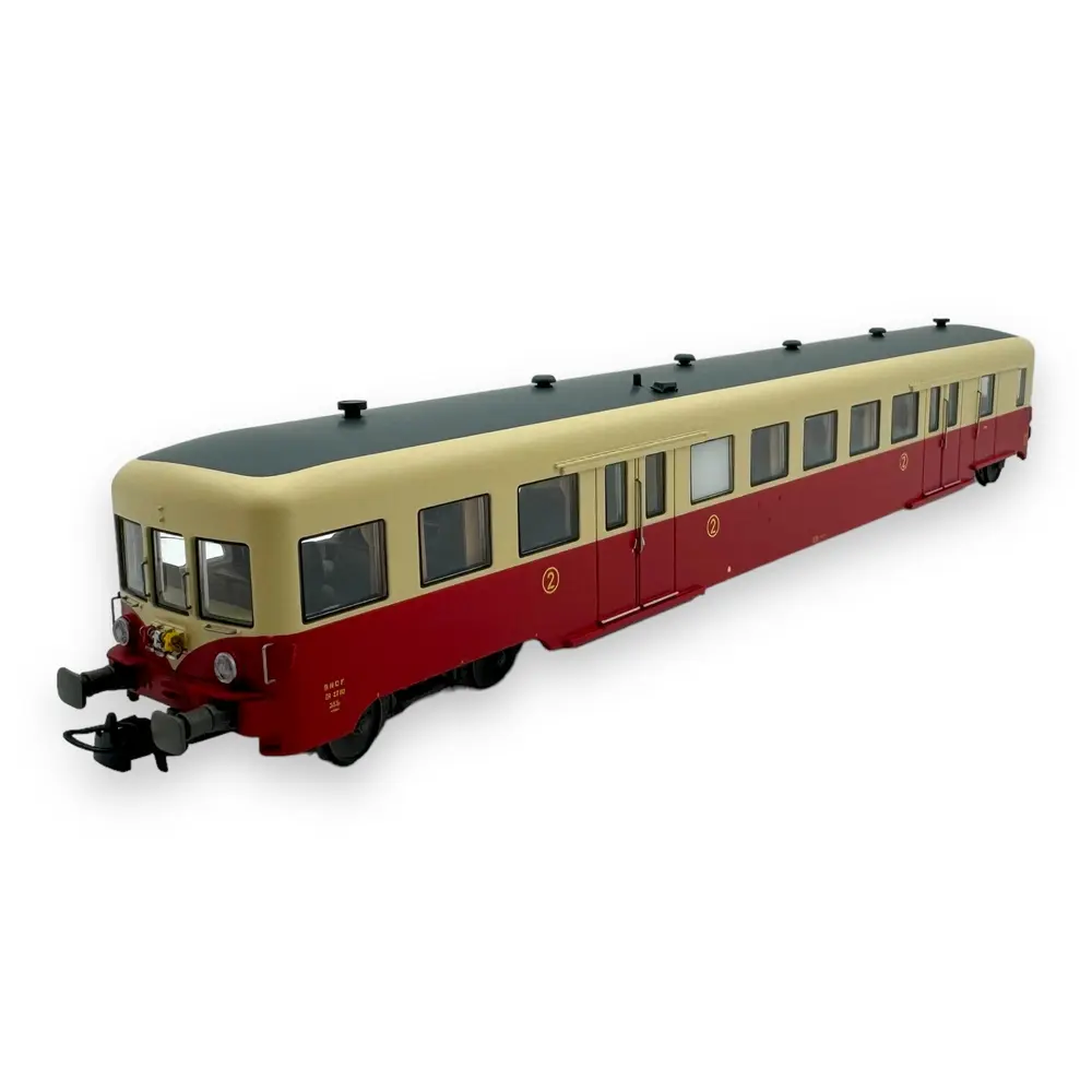 Remorque d'autorail ZR 27110 - R37 H0 41253 - HO 1/87 - SNCF - Ep III - Analogique - 2R